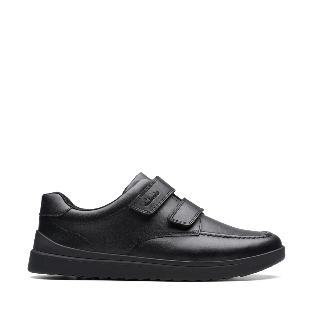 Clarks Goal Style Y Black Leather Wards Shoes Ltd