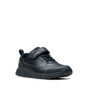 Clarks Steggy Stride K Black Leather