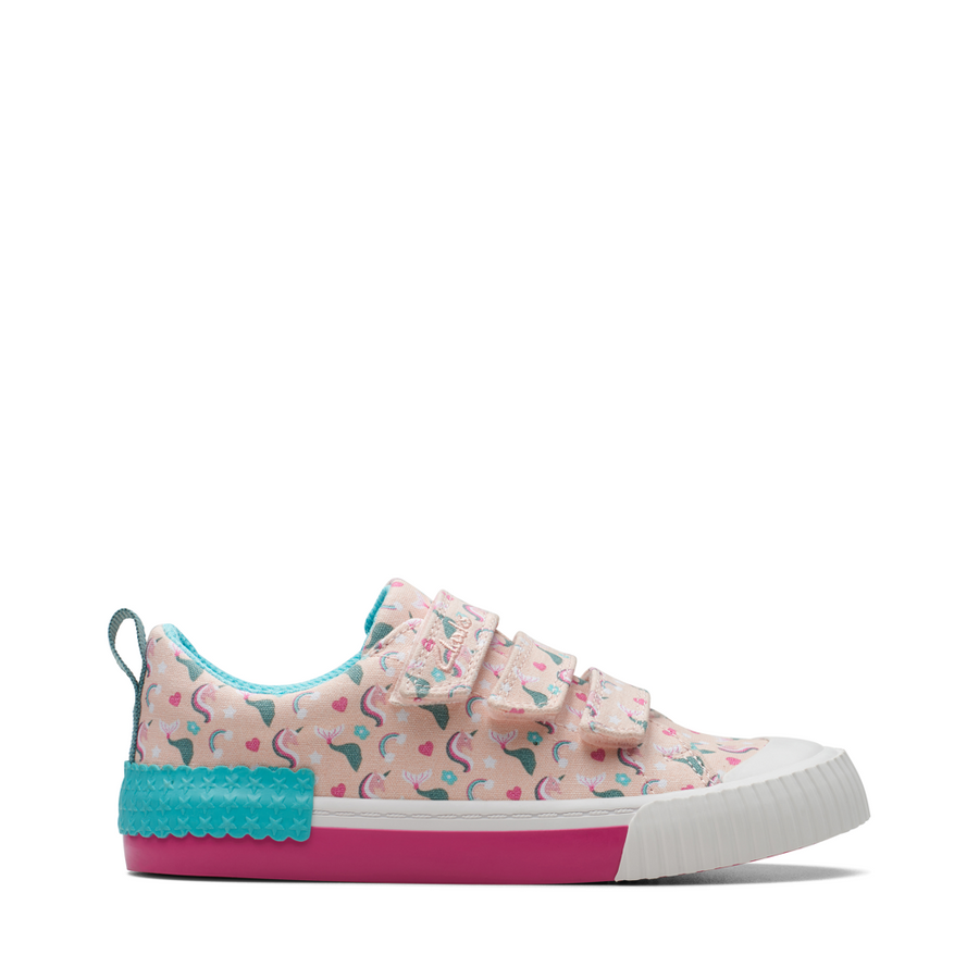 Clarks FoxingMyth K. Pink Multi – Wards Shoes Ltd