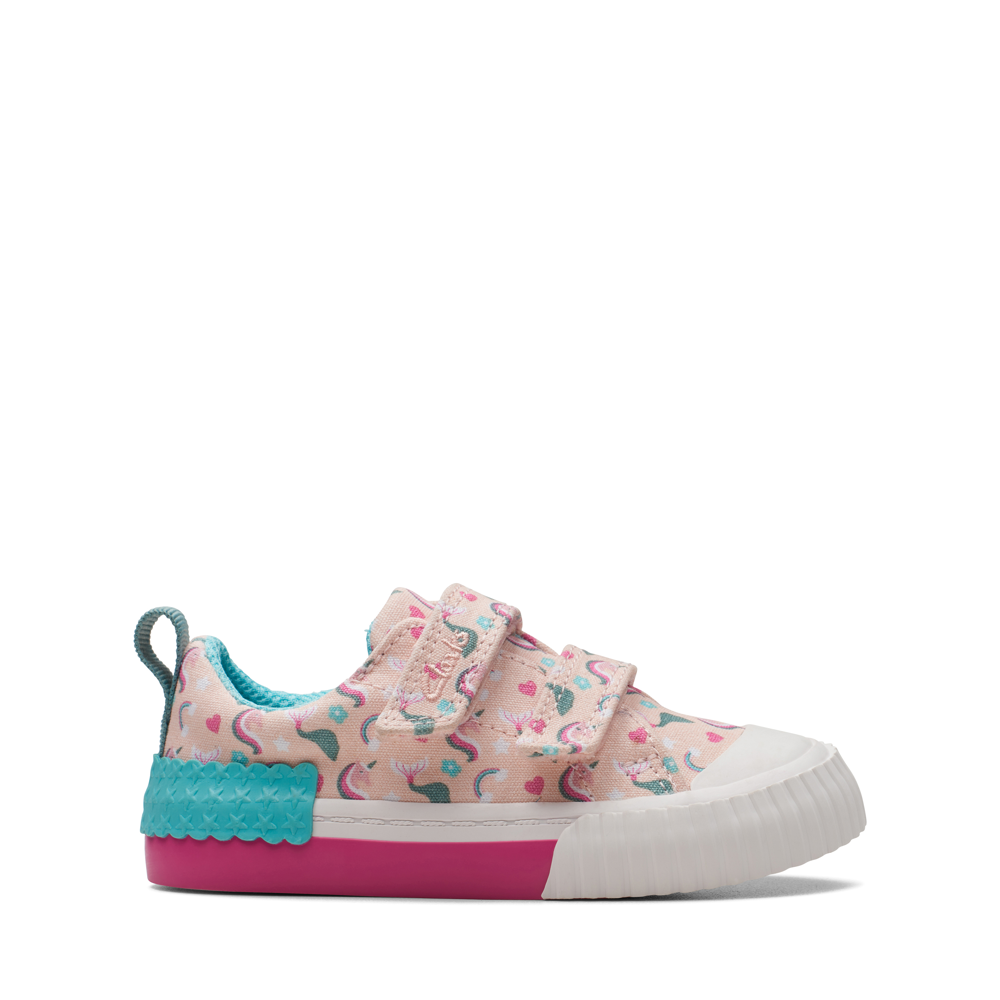 Clarks FoxingMyth T. Pink Multi – Wards Shoes Ltd