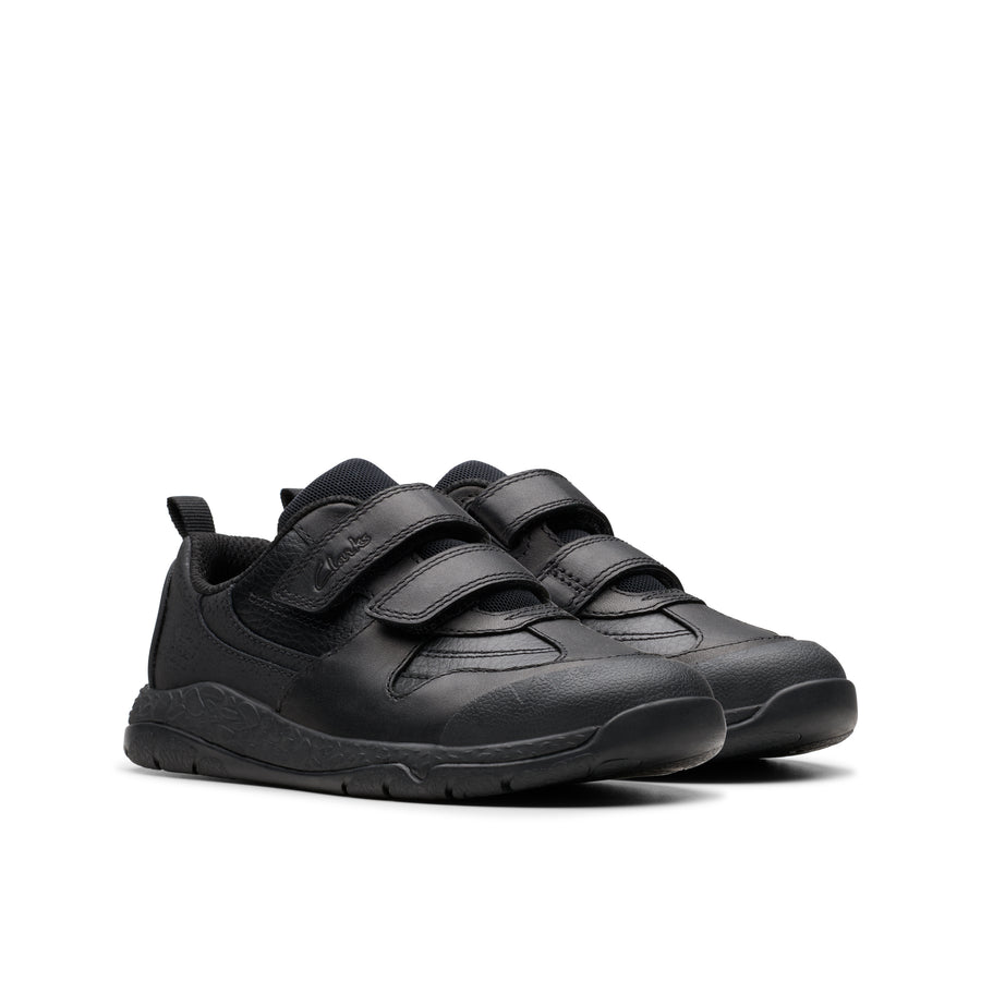 Clarks Steggy2 Pace K Black Leather