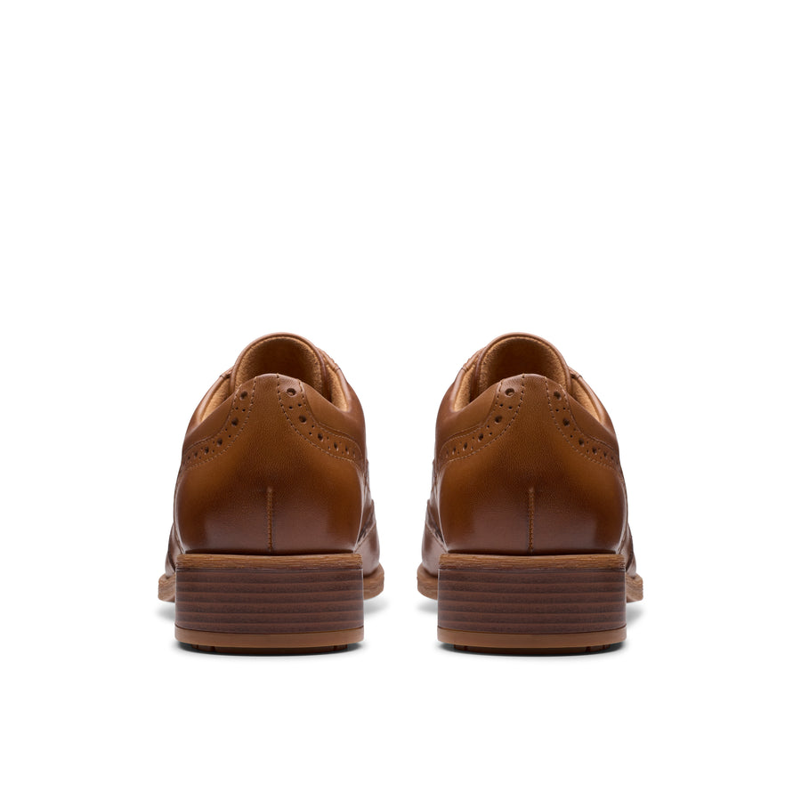 Clarks Havisham Oak Tan Leather