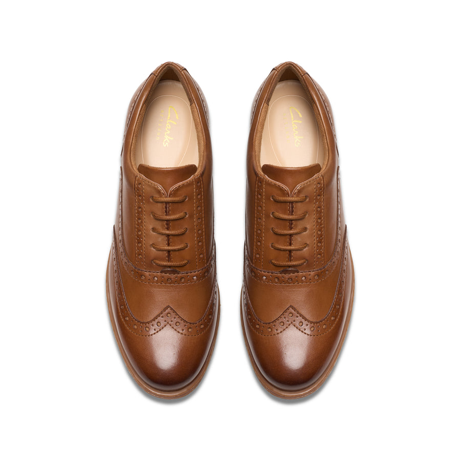 Clarks Havisham Oak Tan Leather