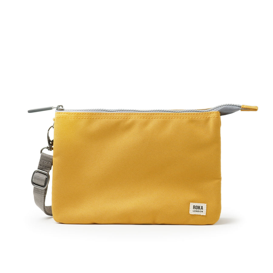 ROKA Carnaby Crossbody XL Flax Recycled Canvas