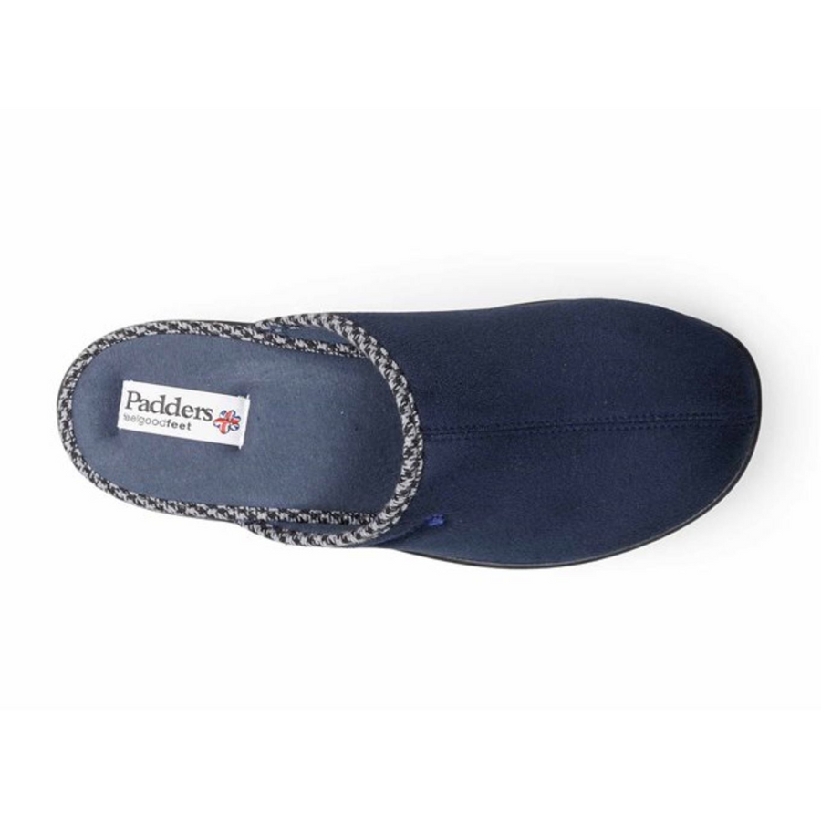 Padders Luke Navy Slippers