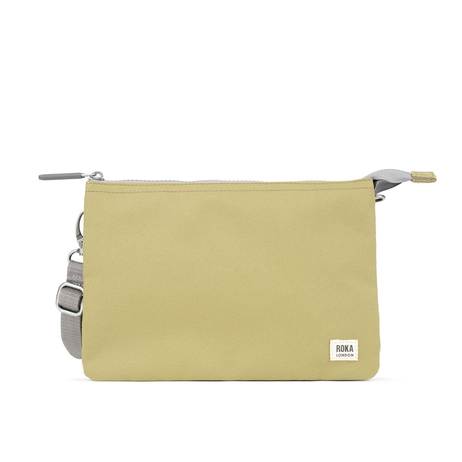 ROKA Carnaby Crossbody XL Khaki Recycled Canvas