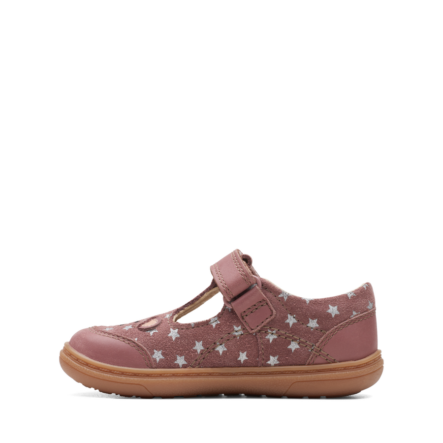 Clarks Flash Mouse T Dusty Pink Leather