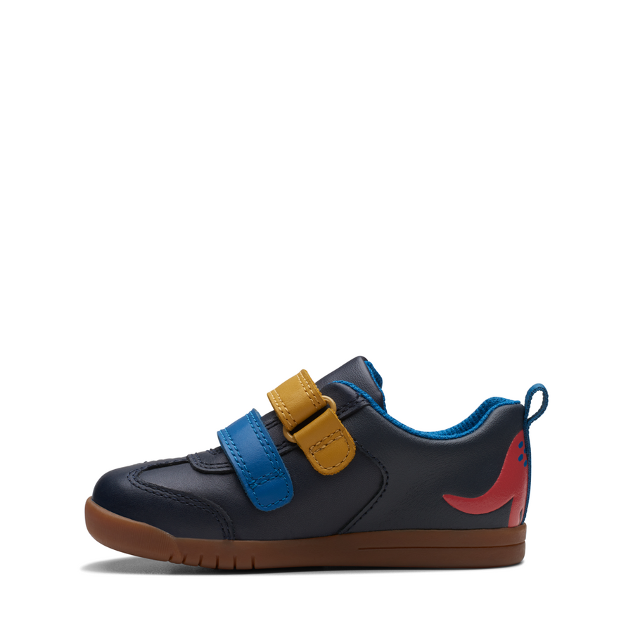 Clarks Den Play T Navy Leather