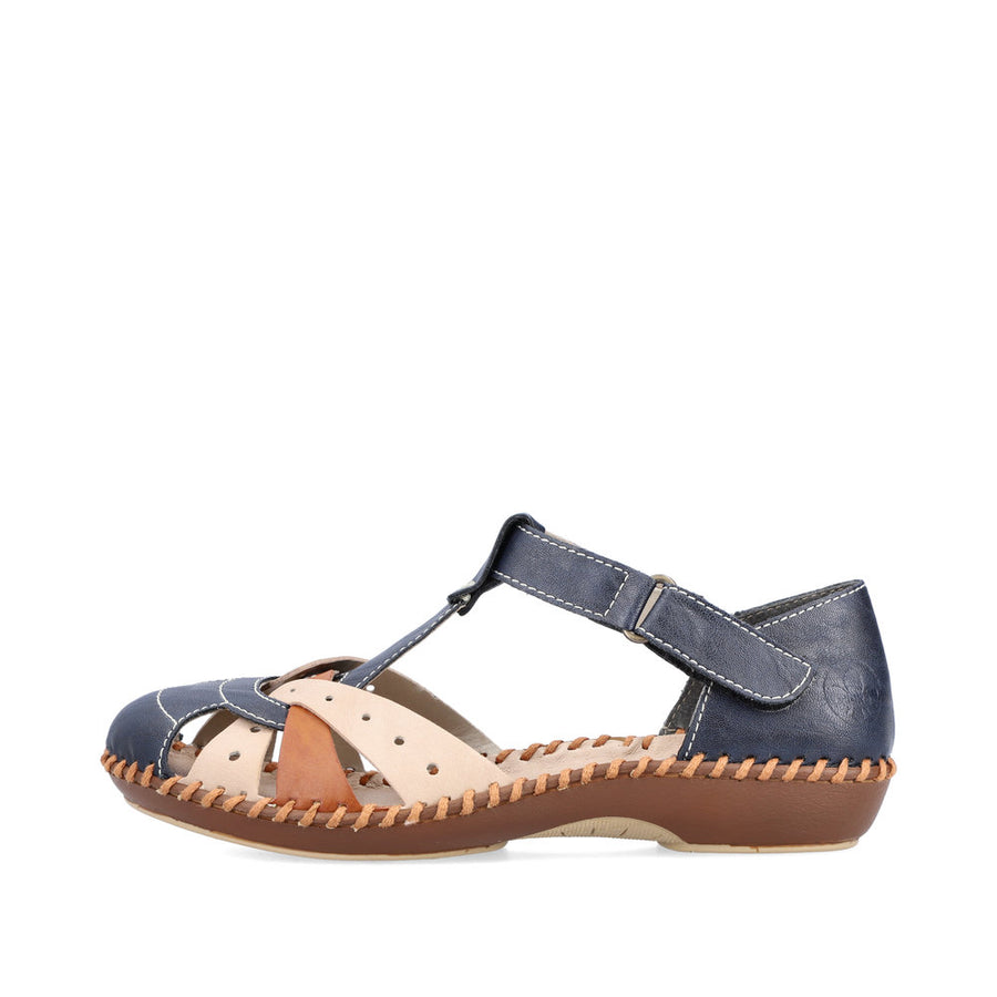 Rieker M1655 Desideria 14 Blue/Nude