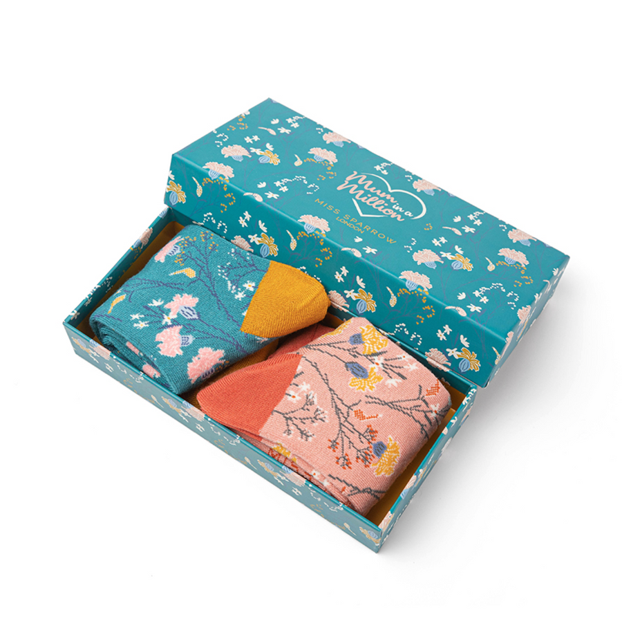 Women's Mum in a Million Socks Gift Box